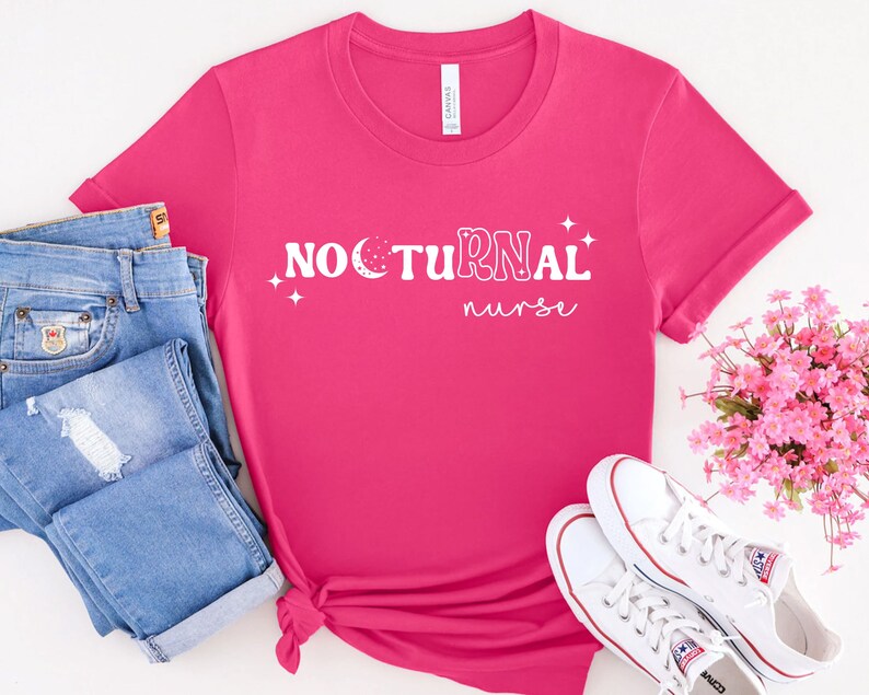 Nocturnal RN Shirt, Night Shift Nurse, Shirt, Funny Shirt for Nurse, Nurse Gift, Registered Nurse Tee, RN Shirt, Nurse Life, New Nurse 画像 7