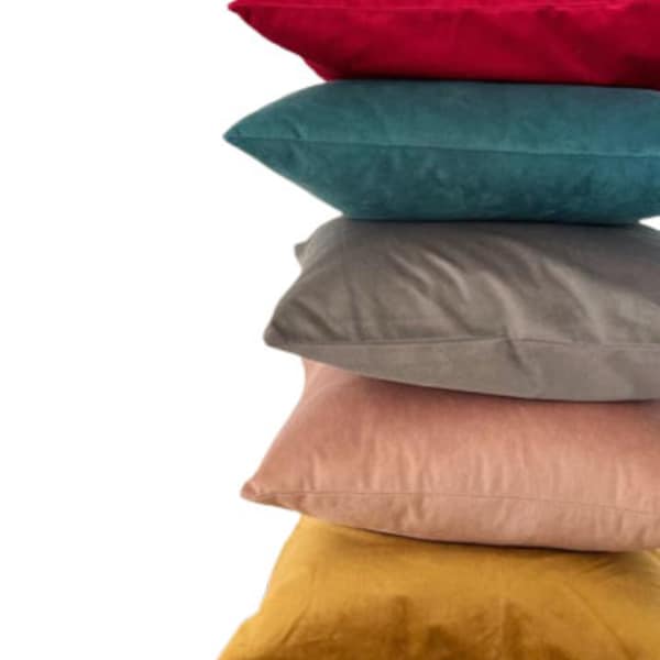 Pillowcases 40x40 cm welur different colors