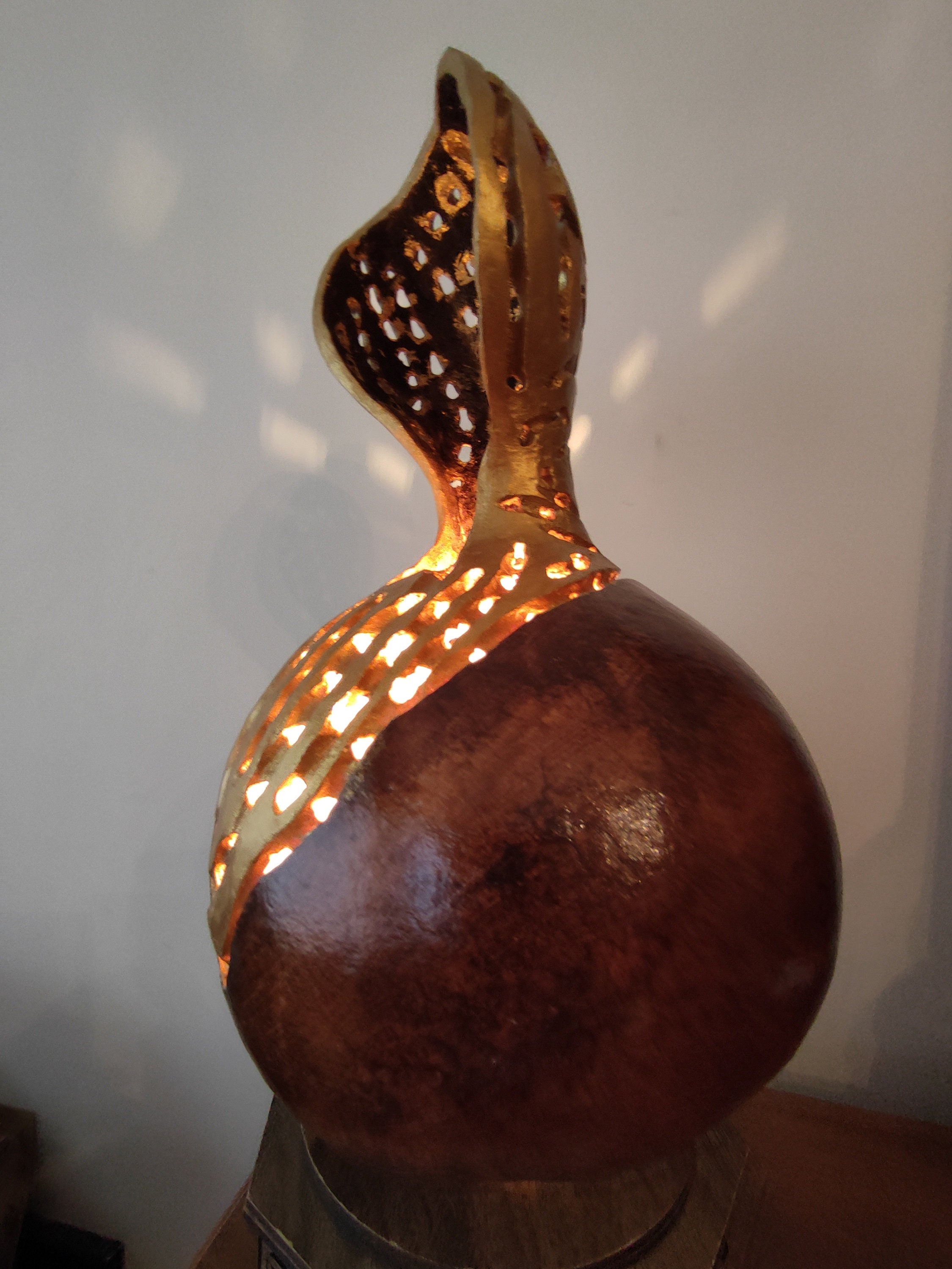 CAPPA Gourd Table Lamp,gourd Lamp, Decorative Lamp, Handmade Lamp, Gift ...