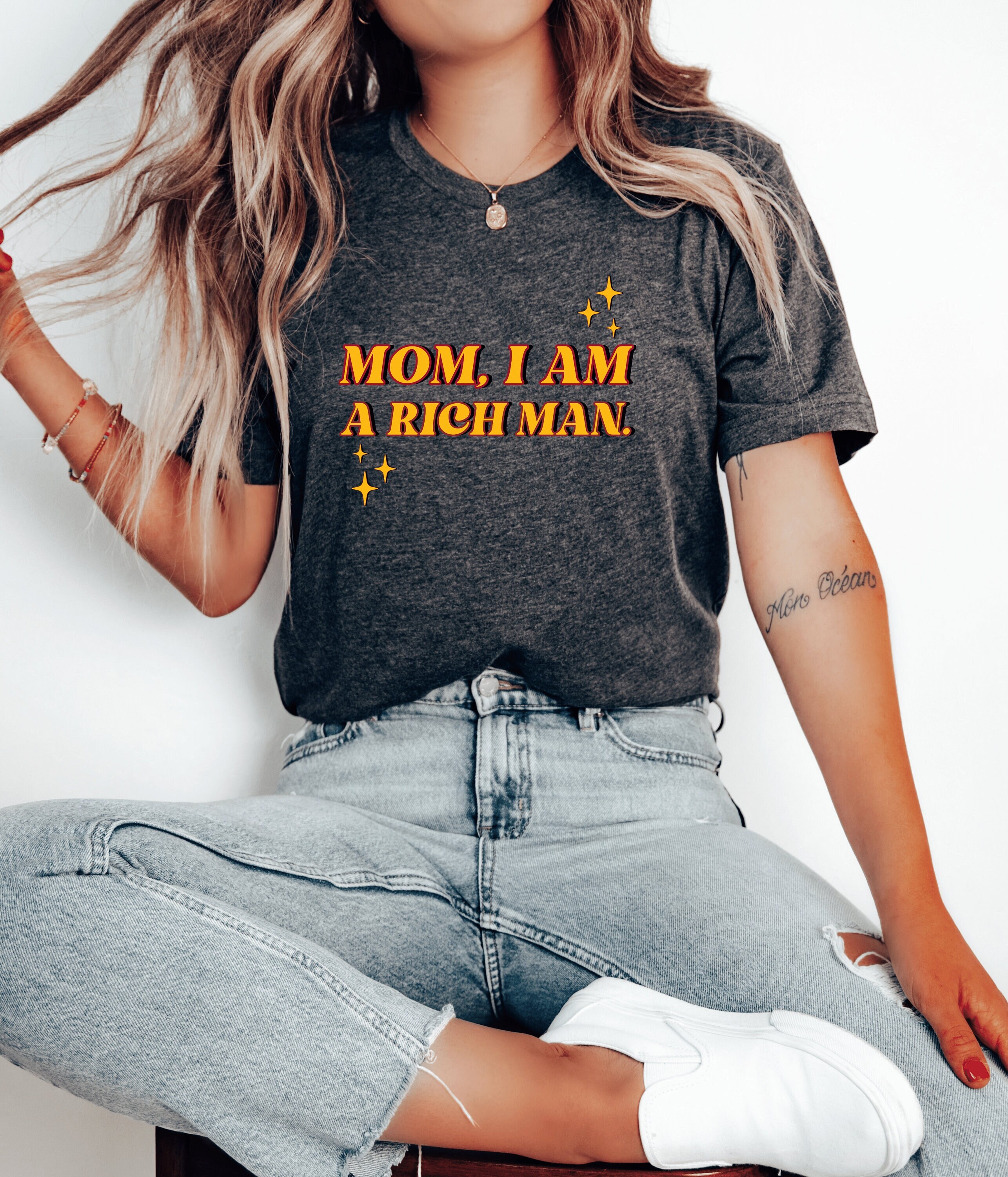 Mom I Am A Rich Man Feminist Shirt Y2k Clothing Y2k Aesthetic 