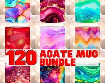 Bundle Geode Agate Mug Wrap Bundle, 15oz 11oz mug Sublimation Designs, Digital Download