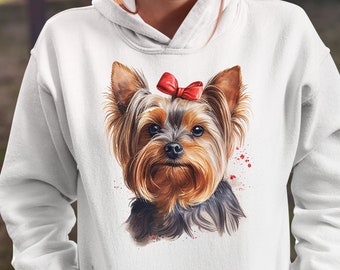 Yorkie Dog Mom Shirt, Yorkshire Terrier Gift, DTF Print