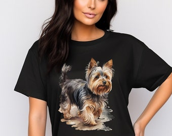 Yorkshire Terrier T-Shirt: Yorkie Mom/Dad Dog Gift