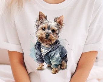 Yorkshire Terrier T-Shirt: Funny Yorkie Dog Mom Gift