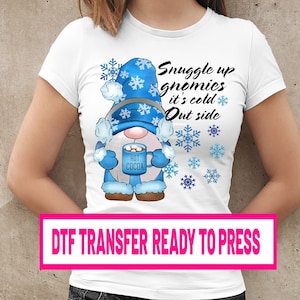 Christmas DTF Print, Ready To Press Dtf Transfers, Heat DTF Transfer Transfer,Direct to Film Transfer, Christmas Desing, Christmas Gnome