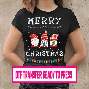 Ready To Press Dtf Transfers, Christmas DTF Print, Heat DTF Transfer Transfer, Direct to Film Transfer, Merry Christmas