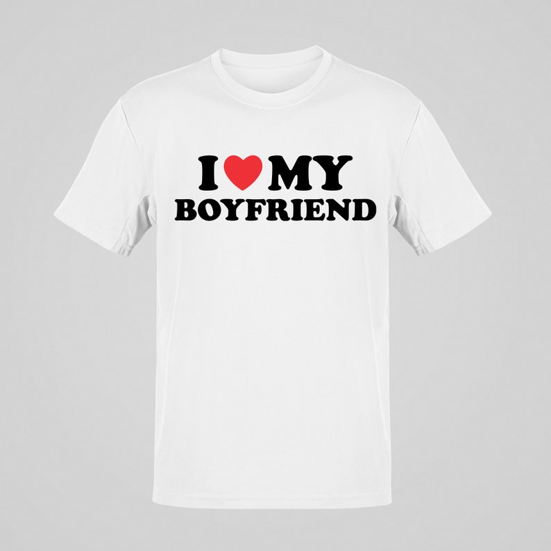 I Love My Boyfriend Tshirt,i Heart My Girlfriend Shirt,valentine's Day