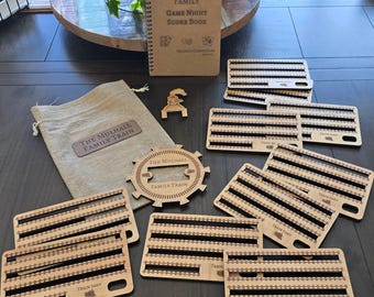 Mexican Train Hub -10 PLAYER DELUXE Set. family dominos game hub, family game night, Custom Game piece, custom gifts. Domino Holder