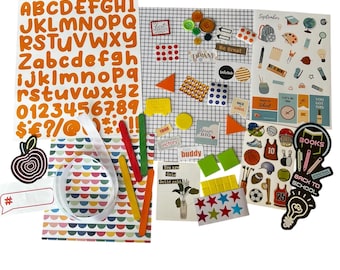 Back to School Scrapbooking Pack | Journal & Craft Supplies