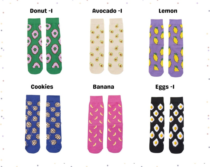 Funny Quirky Socks for Men & Women Funny Graphic Novelty Crew Socks