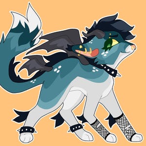 FERAL ADOPTABLE FURSONA