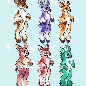 CHEAP FURRY ADOPTABLES!! | furry deer adopts, fursona adoptables, furry adoptable, fursona deer furry