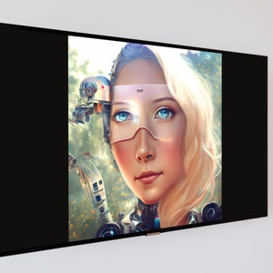AI Art Photo ‘AI Sandy’ - Ready For Download and Your Own Creative Journey.