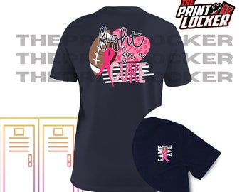 Breast Cancer Survivor, Breast Cancer, Fight for the Cure, October, Pink Ribbon, American Football, Unisex Tshirt, Game day