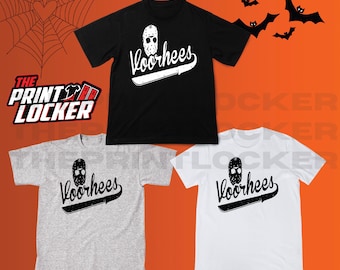 Halloween Tshirt/Crewneck, Voorhees, Jason, Freitag der 13 inspiriert, Horror, gruselig lustiges, gruseliges Design, Ski Maske