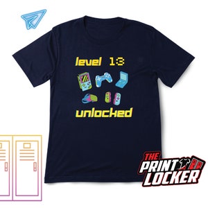 Camicia di compleanno a tema Gamer personalizzata, TShirt festa di compleanno a tema Switch, Festa a tema Videogioco