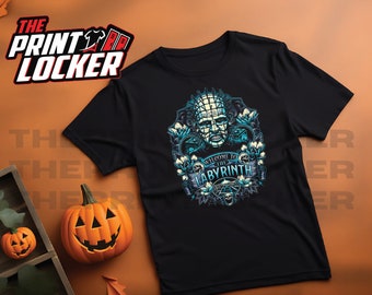 Halloween Tshirt/Crewneck, Hell Raiser, Welcome to the Labyrinth, Horror Design