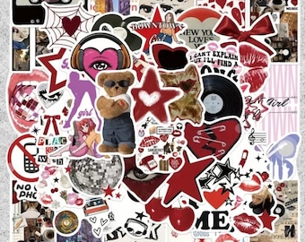 20pc Mini Junk Journal Mystery Grab Bag  - stickers (Y2K grunge)