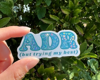 ADR Vet Med Sticker | Vet Tech Gift | For Water Bottles & Laptop | Veterinary Sticker