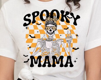 Spooky Mama png, Spooky Season png, Coquette Halloween png, Retro Halloween png, Halloween sublimeringsdesigner, Halloween png, Höst png, eps