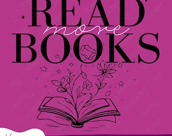 Lesen Sie mehr Bücher SVG & PNG, Sublimationsdesign, Bookish Png, Retro Png, trendiges Buchdesign, Lesen Sie mehr Bücher Sublimation, Schule Png, Lesen SVG