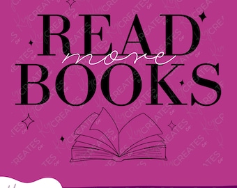 Lesen Sie mehr Bücher SVG & PNG, Sublimationsdesign, Bookish Png, Retro Png, trendiges Buchdesign, Lesen Sie mehr Bücher Sublimation, Schule Png, Lesen SVG