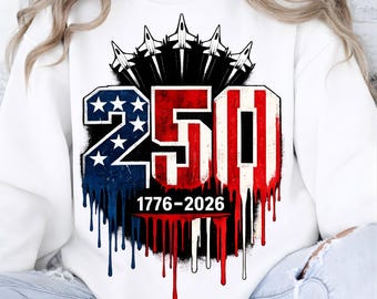 USA 250th Anniversary 1776-2026 Fighter PNG, Patriotic 4th of July Design, American Flag 250 Shirt Graphic, Independence Day Download.