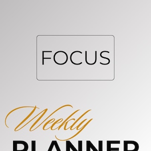 Undated Weekly Planner PDF | Minimalist Beige Digital Planner for Goodnotes & Notability | Printable Weekly Organizer