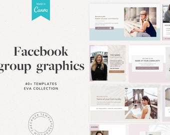 The Eva Canva Facebook Group Templates