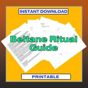 Beltane Ritual Guide - Printable PDF