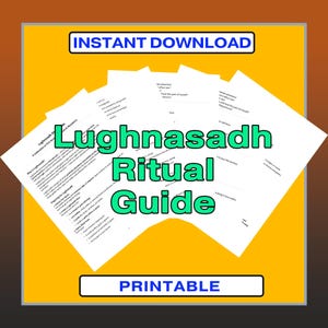 Lughnasadh Ritual Guide – Lammas Festival - Printable PDF