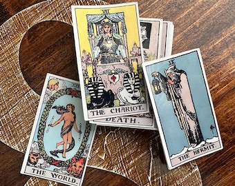 Tarot Stickers | Full 78-Card Deck | Major & Minor Arcana | Sticker Set