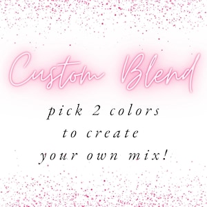 CUSTOM GLITTER BLEND - Crafts - Snowglobe Glitter - Glitter For Tumblers - Glitter For Resin - Nail Art - Makeup - Epoxy