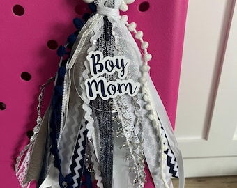 Custom Ribbon Bag Charm | Bogg Bag Charm | Sports Team Gift | Ribbon Tassel | Bag Charm | Gift For Her | Personalized | Mom | Sports Bag Tag