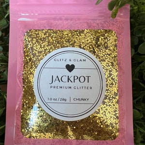 Jackpot - Chunky Glitter - Crafts - Snowglobe Glitter - Glitter For Tumblers - Glitter For Resin - Nail Art - Makeup - Epoxy