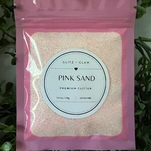 Sable rose - Paillettes extra fines - Travaux manuels - Boules à neige scintillantes - Paillettes pour verres - Paillettes pour résine - Décorations pour ongles - Maquillage - Époxy