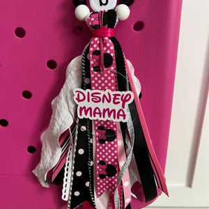 Custom Ribbon Bag Charm | Bogg Bag Charm | Sports Team Gift | Ribbon Tassel | Bag Charm | Gift For Her | Personalized | Mom | Sports Bag Tag