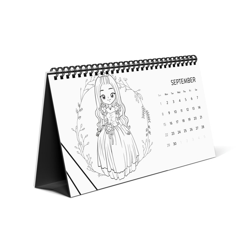 Anime Calendar, Desktop Calendar 2024, Manga Desk Calendar 2024 Desk