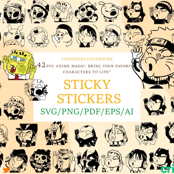 Explore our Anime Bundle SVG with 42 unique designs! Instantly download, Anime Silhouette, Manga SVGs, and more. Anime characters، Anime png