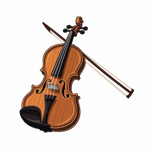 Waterproof Violin Sticker