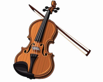 Violín resistente al agua Pegatina