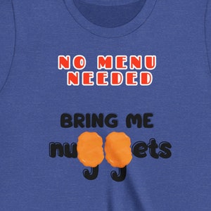 Kids funny shirt, picky eater shirt, chicken nugget shirt,