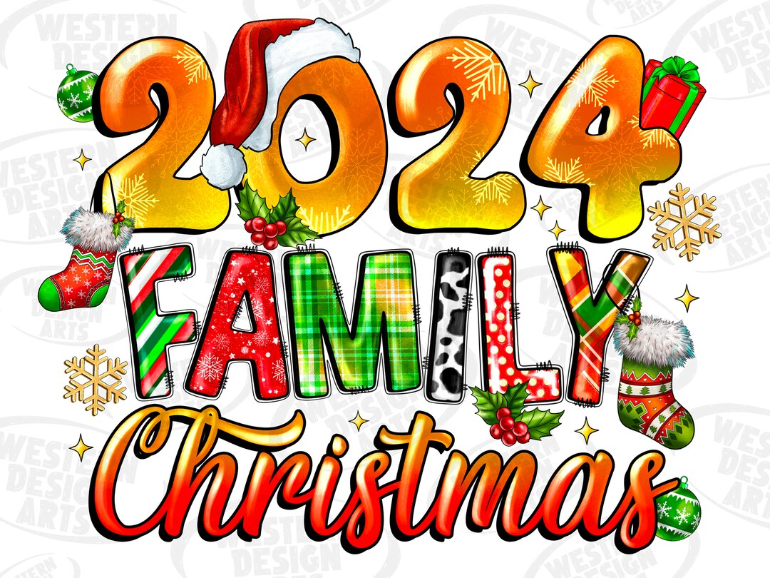 Christmas 2024 Family Png, Christmas 2024 Png, Making Memories Together