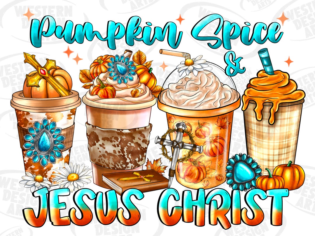 Pumpkin Spice Jesus Christ Png, Jesus Christ Pumpkin Spice Png,pumpkin