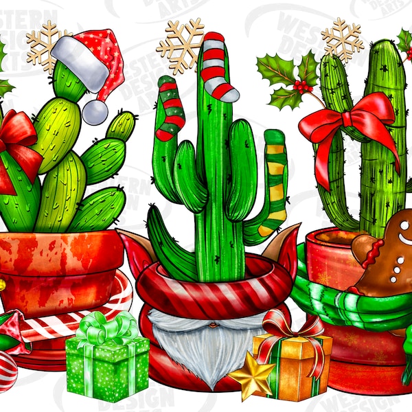 Merry Christmas Cactus PNG Sublimation Design, Merry Christmas Png, Cactus Tree Merry Christmas,Western Merry Christmas PNG,Digital Download