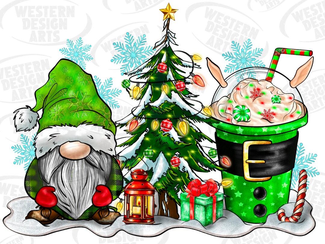 Elf Coffee Cup Png Sublimation Design, Merry Christmas Png, Christmas ...