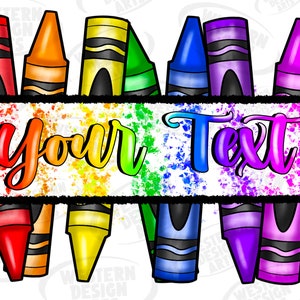 Rainbow Crayons SVG Back to School PNG Graphic by HarperNCo · Creative  Fabrica