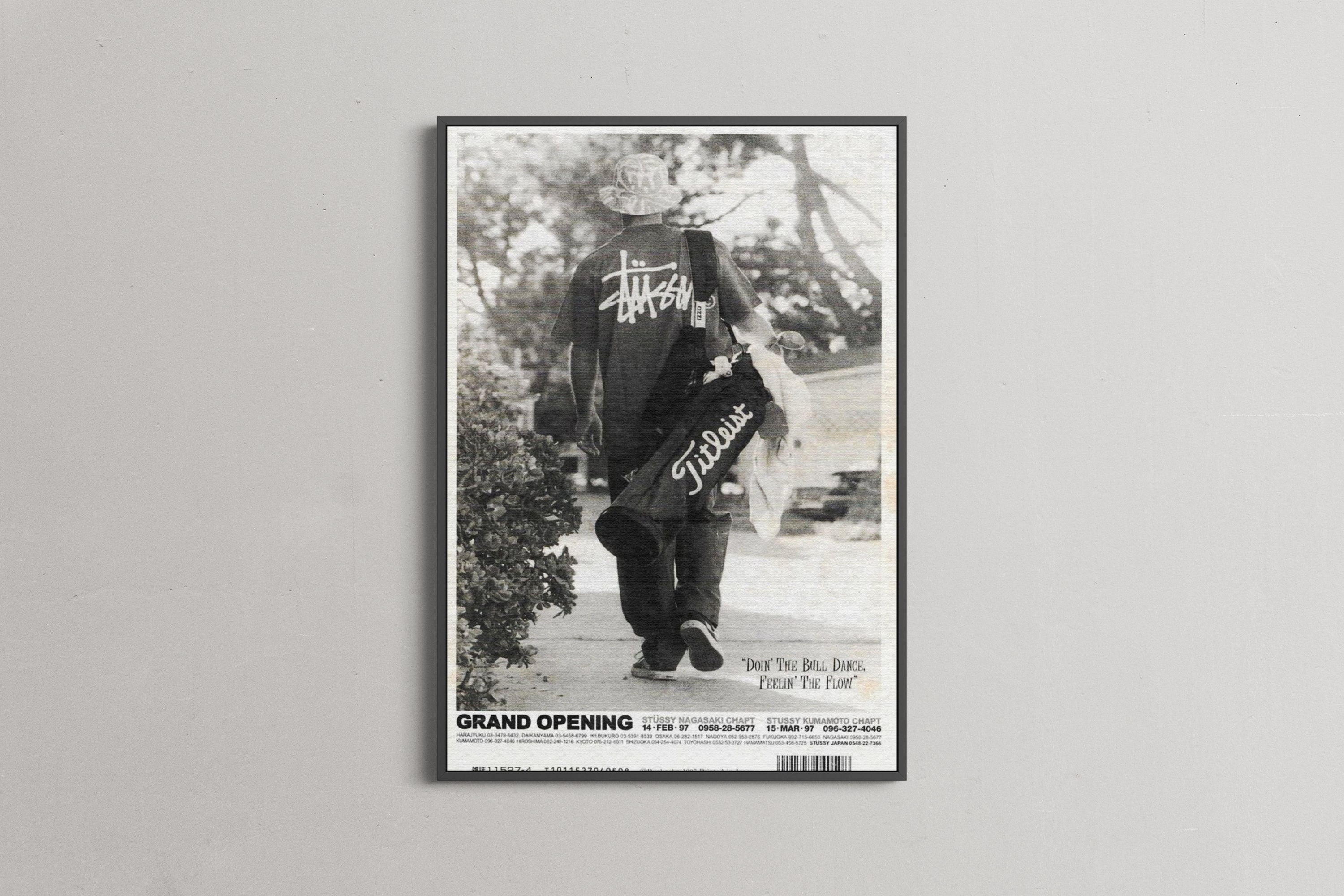 Stussy Aesthetic Posters for Bedroom, Poster Print Aesthetic, Vintage ...