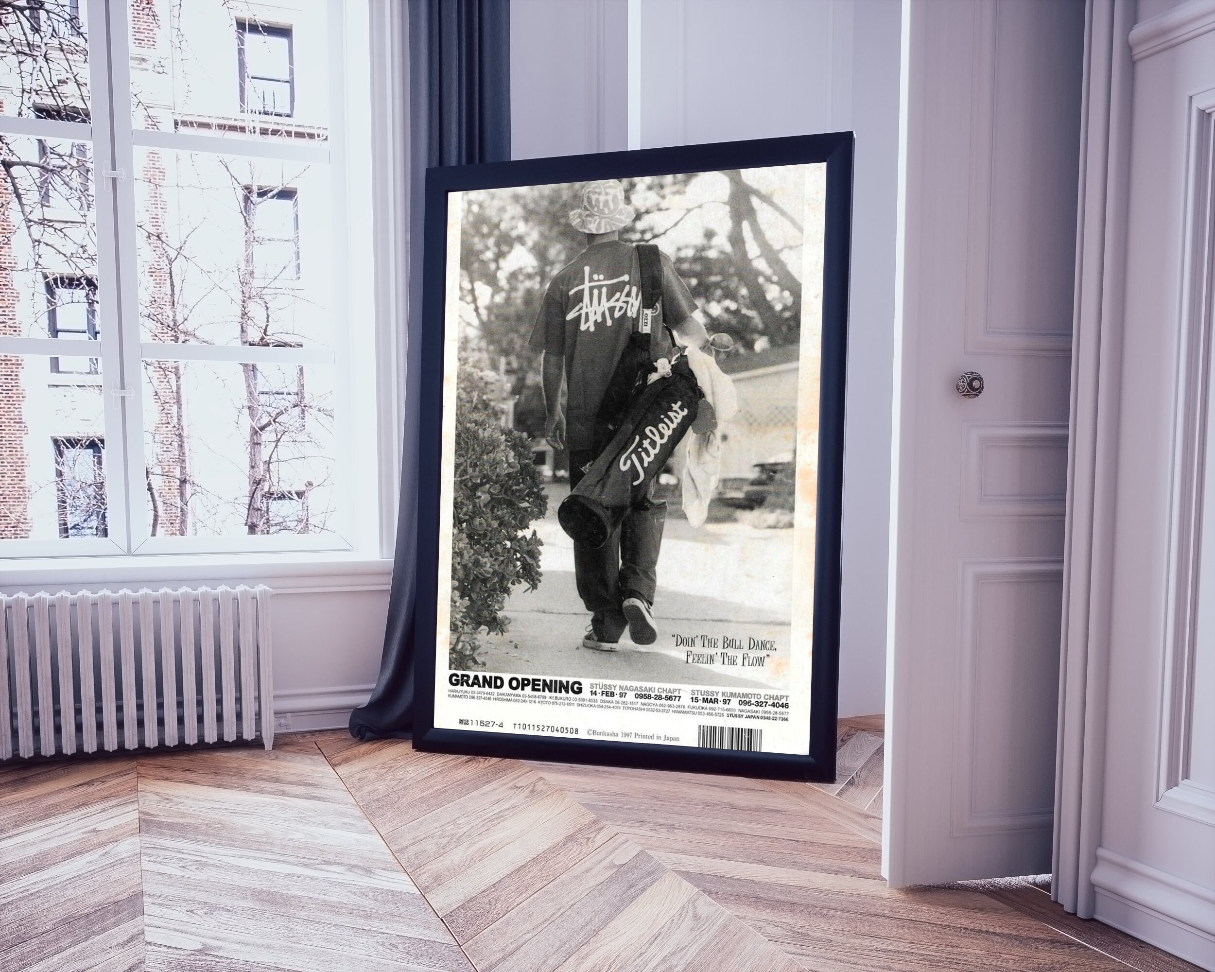 Vintage Stussy Golf Poster Retro Stussy Print for Stylish Décor Iconic ...