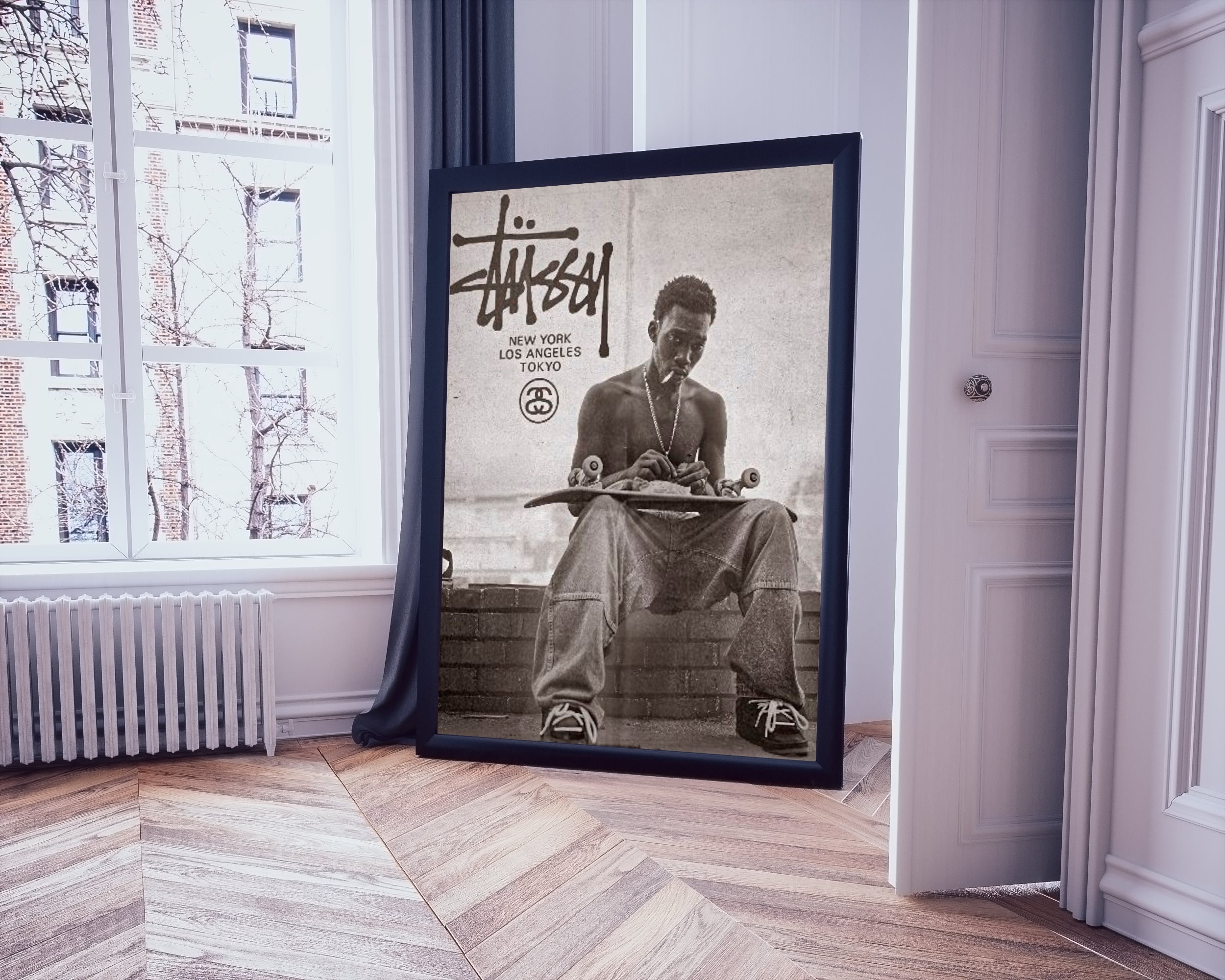 Stussy Aesthetic Posters for Bedroom, Poster Aesthetic, Vintage Poster ...